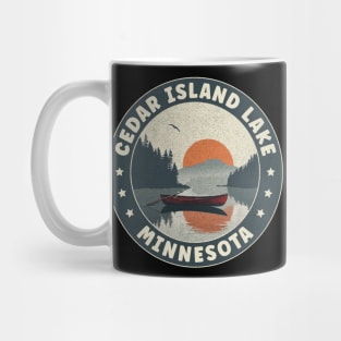 Cedar Island Lake Minnesota Sunset Mug